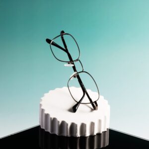 Edge Cat-eye Rimless Orange